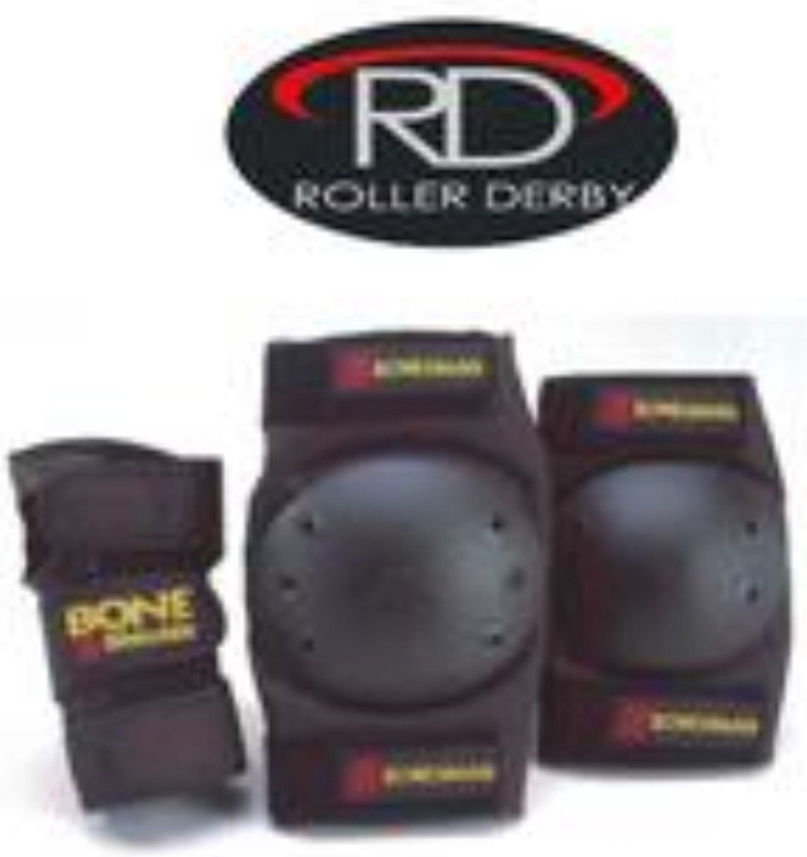 Roller Derby – Triple Pack – Bescherming: Pols, Elleboog, Knie – Maat M