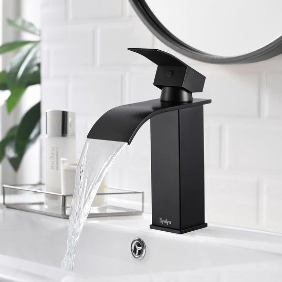 Robinet De Salle De Bain Noir Mat – Mitigeur Monocommande Design Et économique - 10