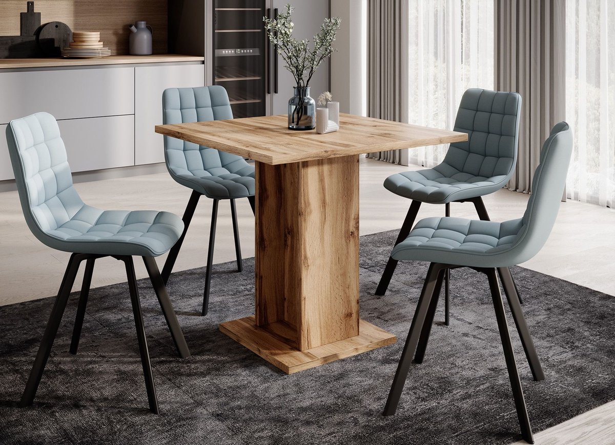 Meubella - Eetkamertafel Swen - Eiken - 80 cm