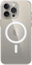 iPhone 15 Pro Magnetic Case Clear - Coque transparente avec cercle magnétique - Convient pour Apple iPhone 15 Pro.