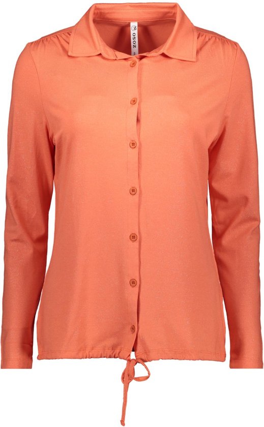 Zoso Blouse Bo Sprankling Blouse 241 0075 Coral Femme Taille - XL