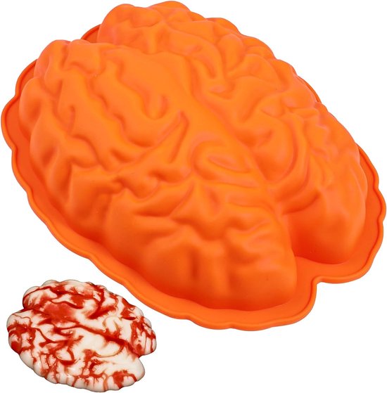 Lecerrot Hersenvorm van siliconen, Halloween hersenvorm