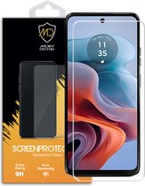 Motorola Moto G34 Screenprotector - MobyDefend Case-Friendly Screensaver - Gehard Glas - Glasplaatje Geschikt Voor Motorola Moto G34