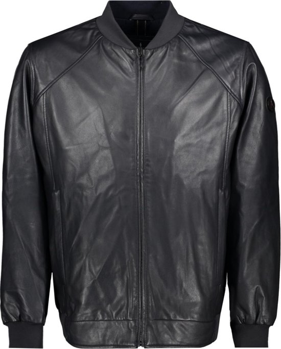 Donders Jas Leather Jacket 52488 763 Opal Blue Mannen Maat - 56