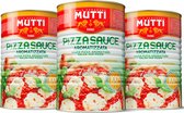 Mutti Pizzasaus Aromatizzata - 3 x 4,1 kg