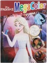 Disney Frozen 2 kleurboekje met stickers - Multicolor - Kleurboek - Papier - Disney - Anna - Elsa