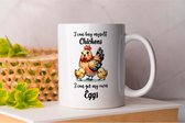 Mok I Can Buy Myself Chickens i can get my own Eggs - ChickenLove - Gift - Cadeau - RoastChicken - ChickenWings - KipLiefde - GebakkenKipVrijdag - GeroosterdeKip - KipDiner