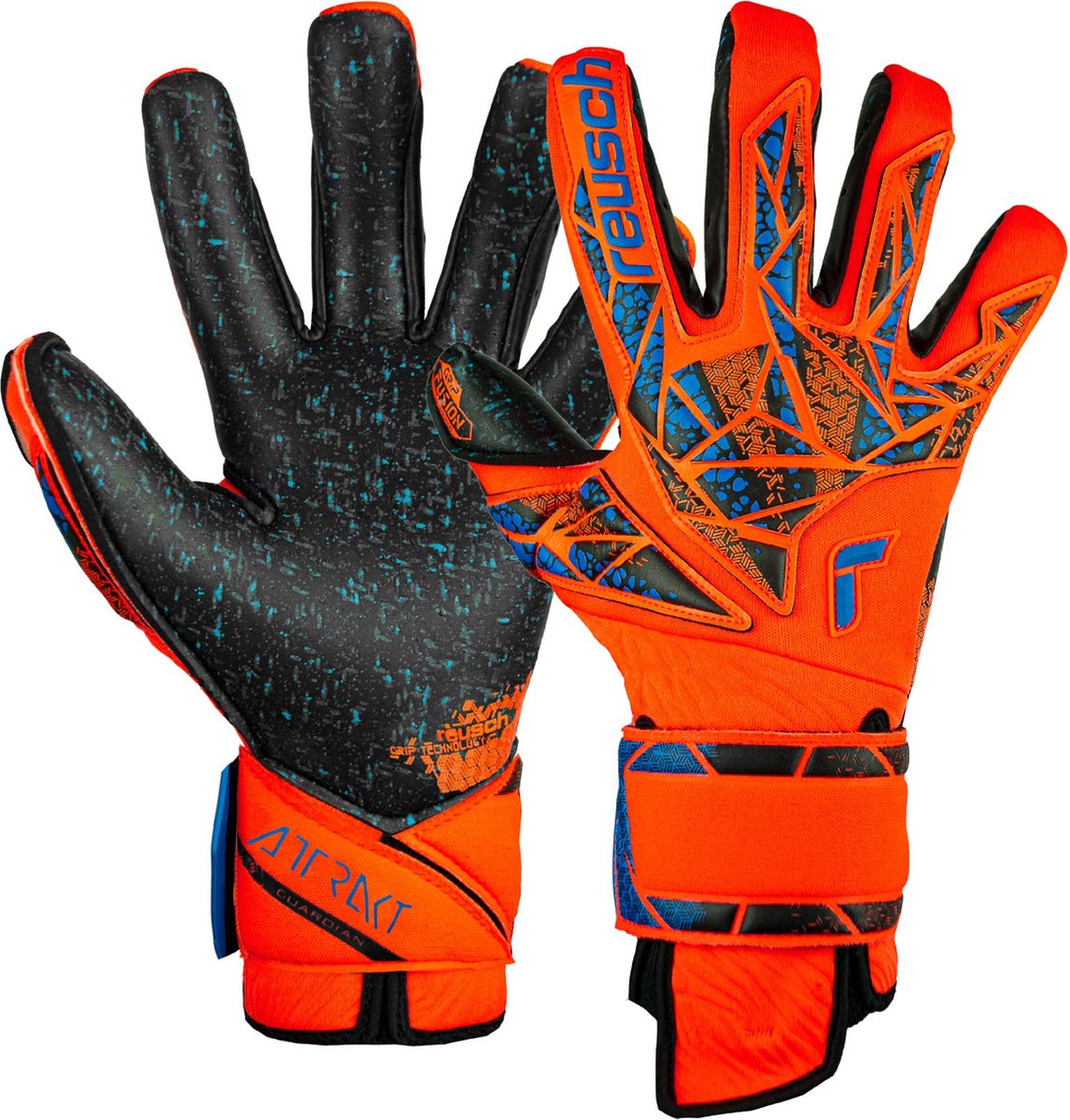 Reusch Attrakt Fusion Guardian Keepershandschoenen Oranje 9