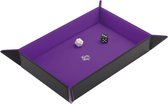Magnetic Dice Tray Rectangular Black/Purple