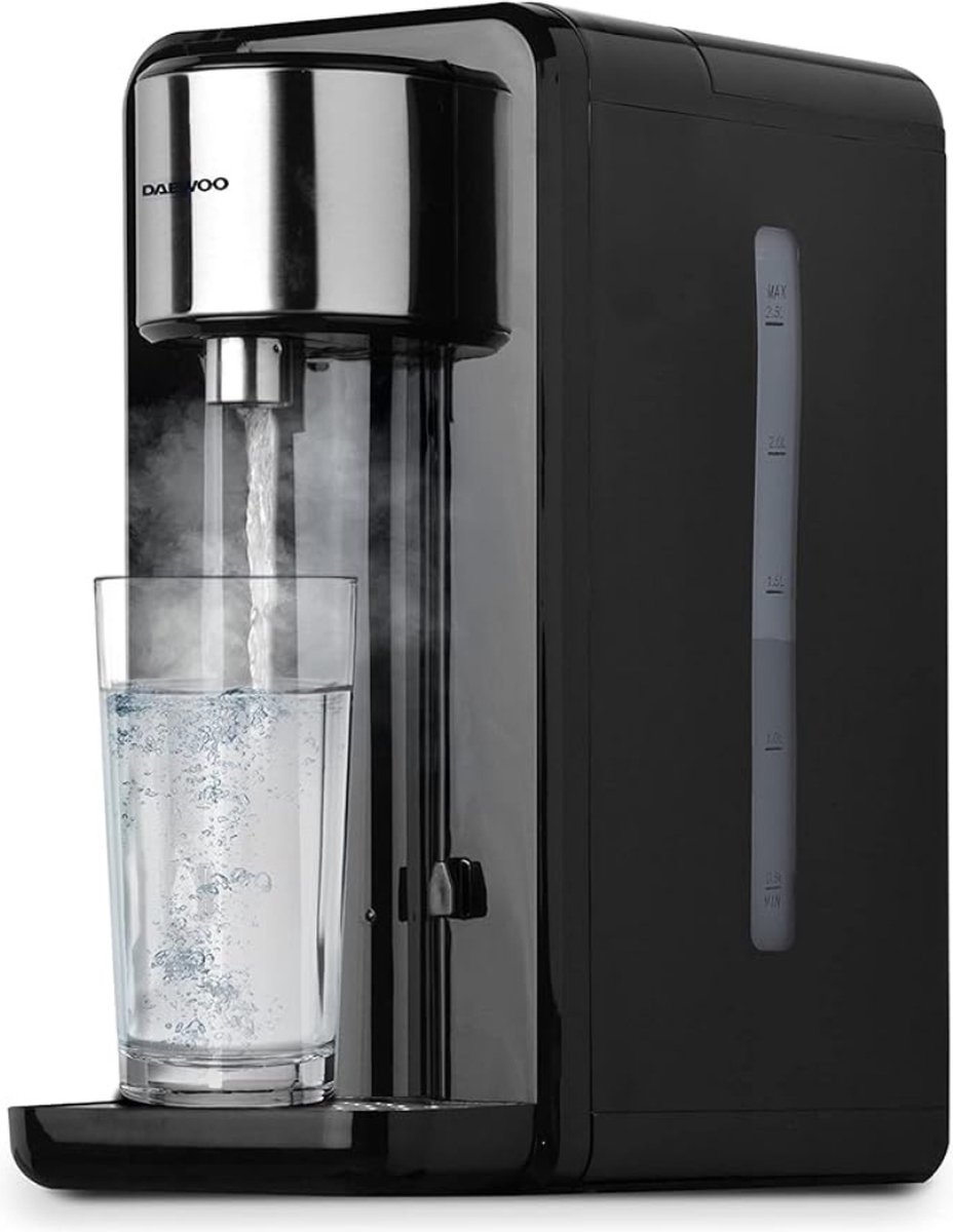 Instant Waterkoker – Heetwaterdispenser – Heetwatertap – Grote Inhoud – Moderne Look - Zwart