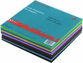 Benza Wenskaart enveloppen assortiment Intense kleuren - 14 x 14 cm Vierkant - 100 stuks