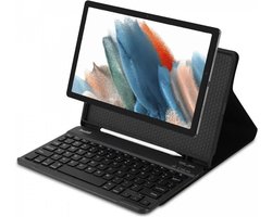Buddi Zuna Hoes met QWERTY Toetsenbord Geschikt voor Samsung Galaxy Tab S9 Ultra | Beschermhoes | Bluetooth 5.0 | met Penhouder | Magnetisch Uitneembaar Keyboard | Book Case met Standaard | Zwart