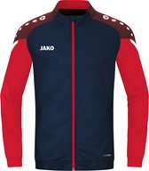 JAKO Veste Polyester Performance Marine- Rouge Taille M