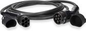 Câble pour véhicules électriques - Câble Type 2 - 16 A - 22000 W - Triphasé - 5,00 m - Zwart - Coffret Cadeau