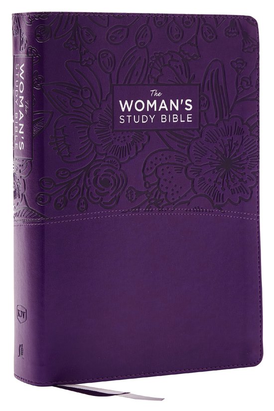 KJV, The Woman's Study Bible, Purple Leathersoft, Red Letter ... - cover