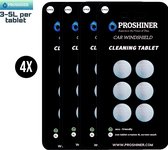 Proshiner | 120 Liter - Ruitensproeiervloeistof - Geconcentreerde Ruitenwisservloeistof - Sterke reiniging - 24 Tabletten