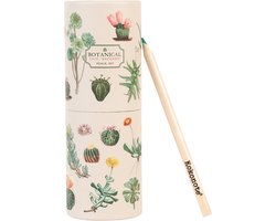 Kokonote Cacti Pencil Case met 18 kleurpotloden