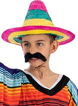 FUNIDELIA Mexicaanse Sombrero voor kinderen - Meerkleurig