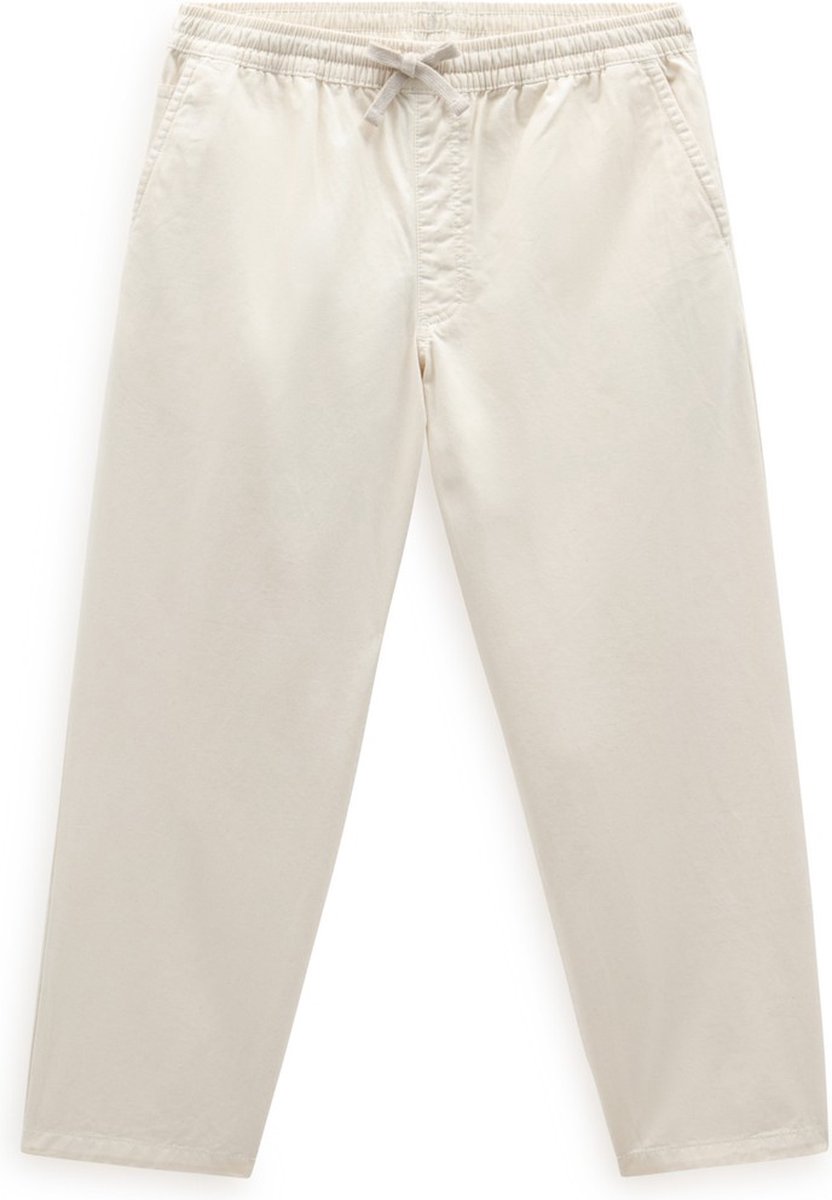 Vans Hose Range Loose Cropped Elastic Waist Pant 0005ZD/VN8DH -XS Natural Cotton