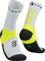 Ultra Trail Socks V2.0 - White/Black/Safety Yellow