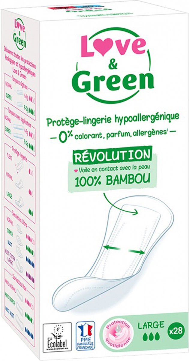 Goedkoopste Love & Green Hypoallergeen Lingerie Overtrek Large 28 Lingerie Overtrek