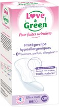 Love & Green hypoallergénique Ultra– Mini 28 protections antidérapantes