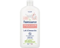 Natessance Biologische Ezelinnenmelk Douchecrème 500 ml
