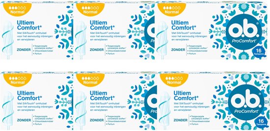 6x OB Tampons – ProComfort Normaal