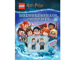 LEGO Harry Potter - 2 doeboeken + 3 minifiguren - Voor kinderen van 6 jaar / 7 jaar / 8 jaar/ 9 jaar / 10 jaar - Kleurboek - Vakantieboek - Puzzelboek in Zweinstein