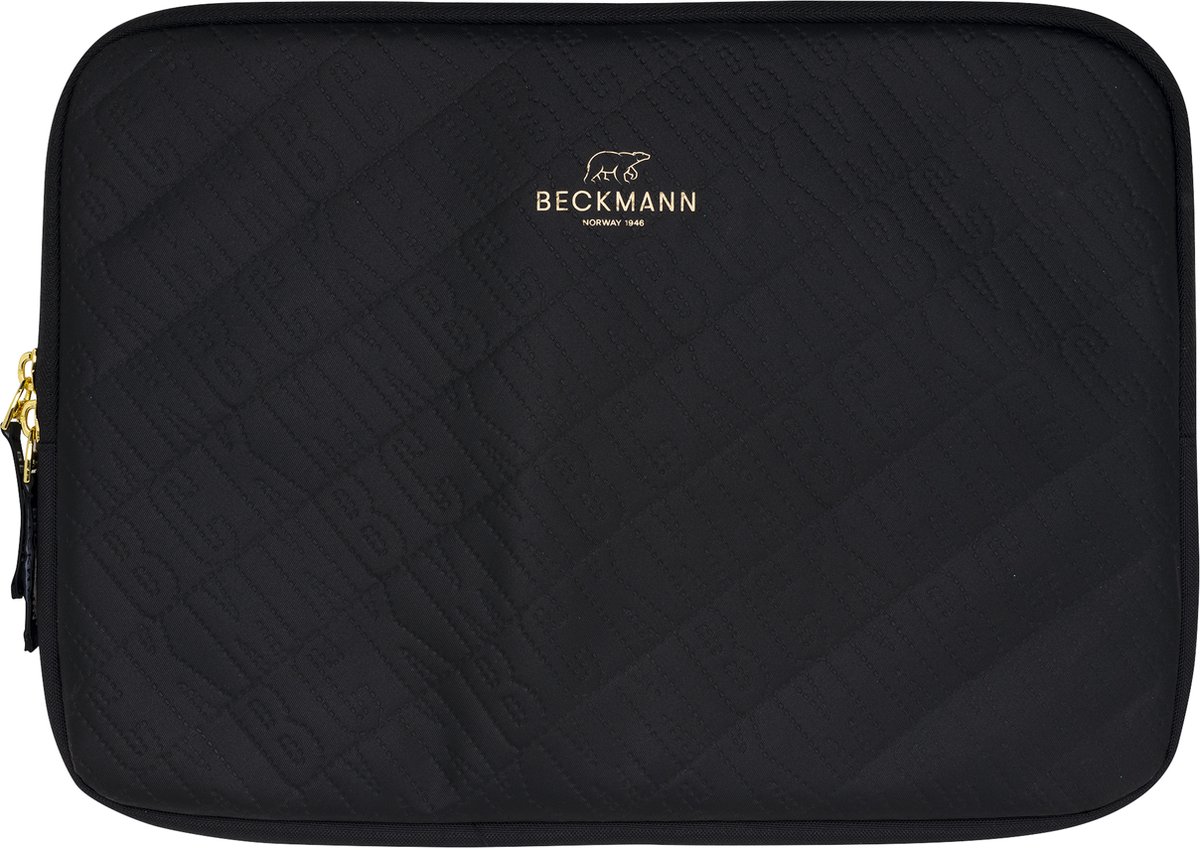 Beckmann laptophoes - 24x35x2cm - Black Gold - zwart - BE-135114A
