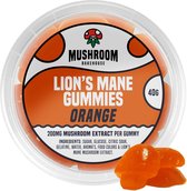 MushroomBakehouse - Lion's Mane Gummies - 200mg - Orange
