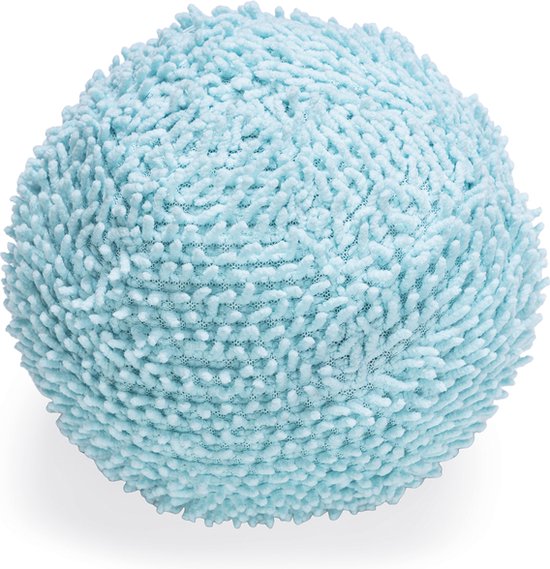 Beeztees Puppy Ball Lily - Jouet pour chien - Polyester recyclé - Blauw - Dia. 14 cm