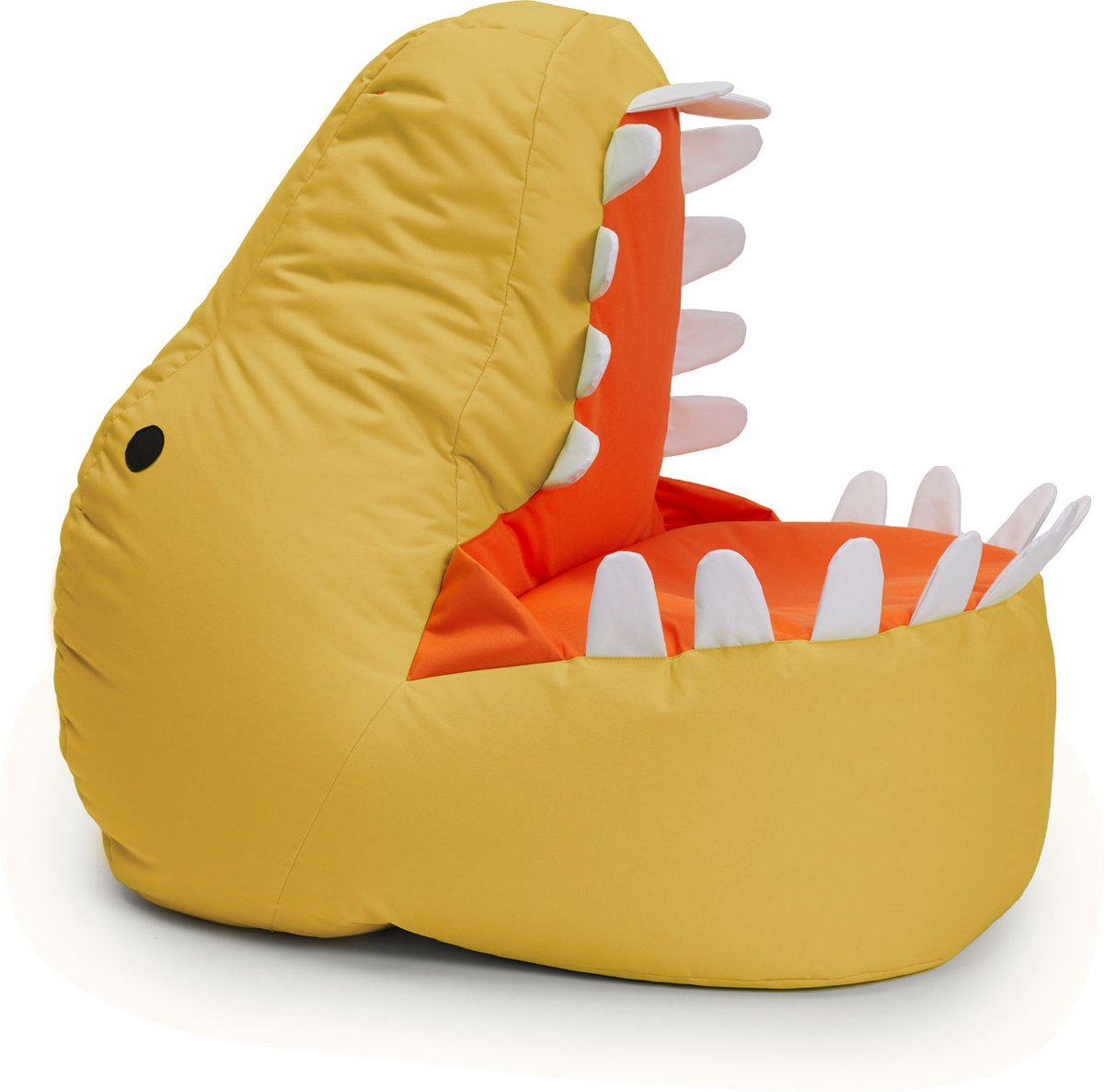 LUMALAND Animal Line kinderzitzak Dino - mosterdgeel