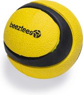 Beeztees Fetch Ball Magnificent - Jouet pour Chien - Caoutchouc - Jaune/ Zwart - 6,3 cm