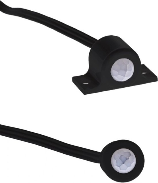 Bewegingssensor voor trapverlichting - Sensor voor led strips trapverlichting - Zwart