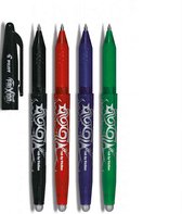 Pilot Frixion Ball basis set van 4 pennen - uitgumbare pen - bal pen
