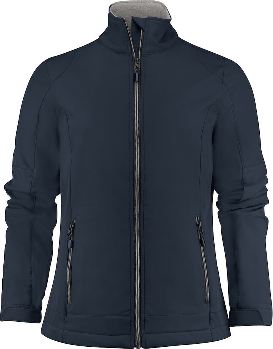 Printer SOFTSHELL JACKET TRIAL LADY 2261045 Donker Marine