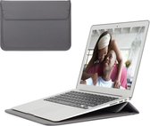 2-in-1 Laptopsleeve 10 tot 12 inch - Vegan Leer - Laptophoes Heren - Laptop Tas Sleeve met Standaard