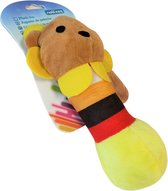 Nobleza Hondenspeelgoed - Piepspeelgoed - Hondenknuffel hert met piep - knuffel voor hond - pluche hondenknuffel - Leeuw