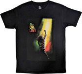 Bob Marley - One Love Movie Poster Heren T-shirt - M - Zwart
