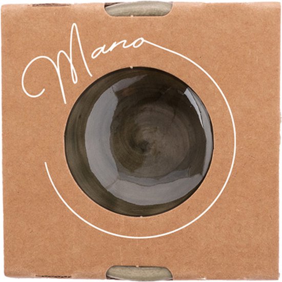 Bowls and Dishes Bol en poterie Mano | bol | Plat à tapas | Klein bol | Services de table Bol | Accessoire pour la maison - 2 pièces - Ø 7 cm Vert - lot de 2 pcs