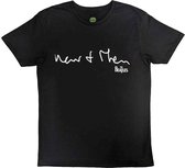 The Beatles - Now & Then Heren T-shirt - 2XL - Zwart