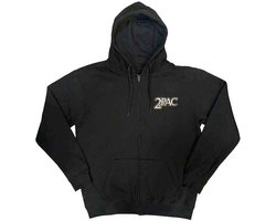Tupac - Crown Seal Vest met capuchon - S - Zwart