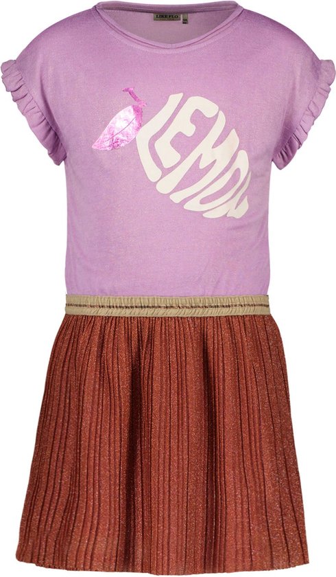 Like Flo F402-5830 Robe Filles - Lilas - Taille 110