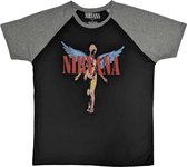 Nirvana - Angelic Heren T-shirt - 2XL - Zwart/Grijs