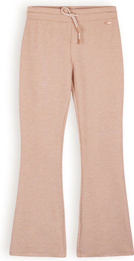 Meisjes flair broek rib - Sady melange - Zand blush