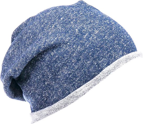 Chapeau de chimio - Alopécie - Bonnet - Paillettes - Blauw (01099#)