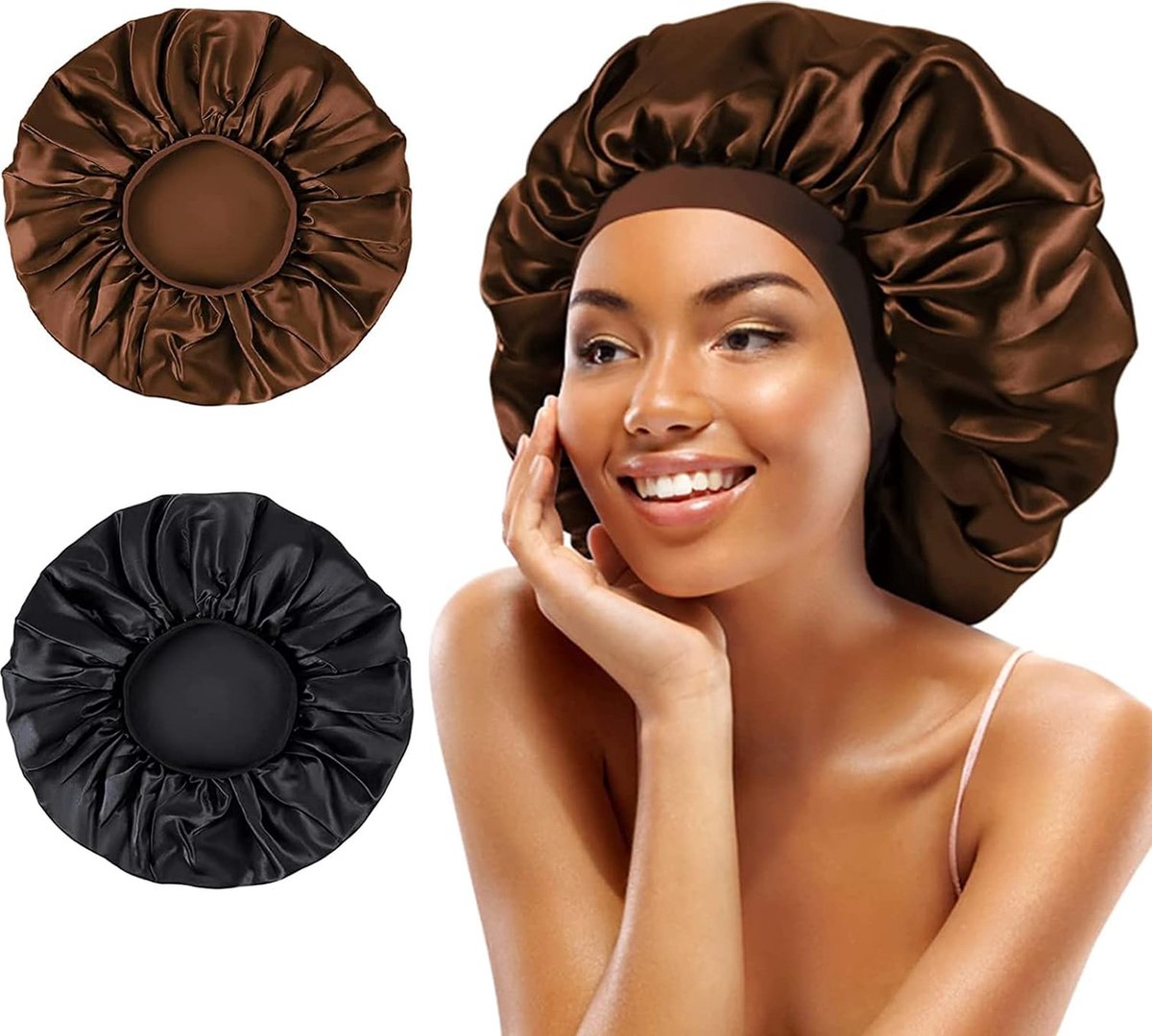 Goedkoopste Bonnet - slaapmuts - satijn