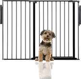 Bettacare Premium Multi-Panel Flexibele Huisdierenbarrière Assortiment, Zwart, tot 118cm Breed (32 opties beschikbaar),Hondenbarrière voor Huisdieren Honden en Puppy's, Puppybarrière geschikt voor binnen- en buitengebruik