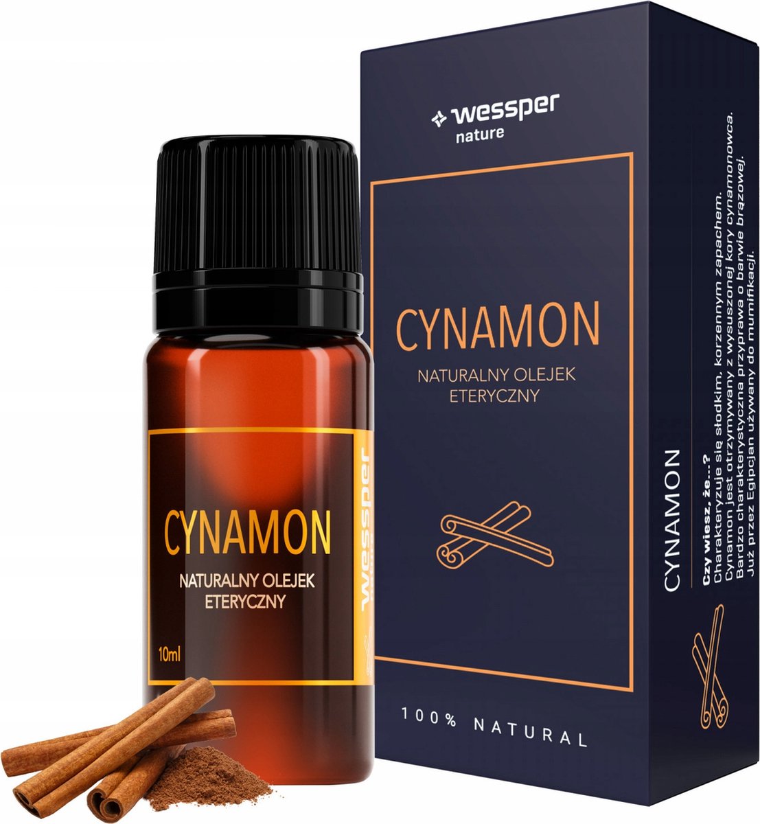 Goedkoopste Wessper Kaneel Etherische Olie | Essentiële Olie voor Aromatherapie | Geurolie | Aroma Olie | Aroma Diffuser Olie | Kaneelolie - 10ml